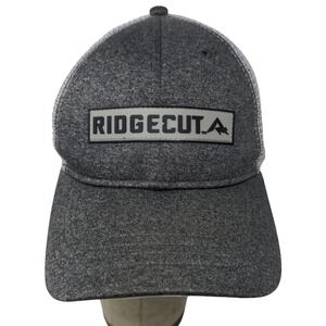 Ridgecut Men's Snapback Mesh Back Hat Gray OSFM 3D Logo Adjustable